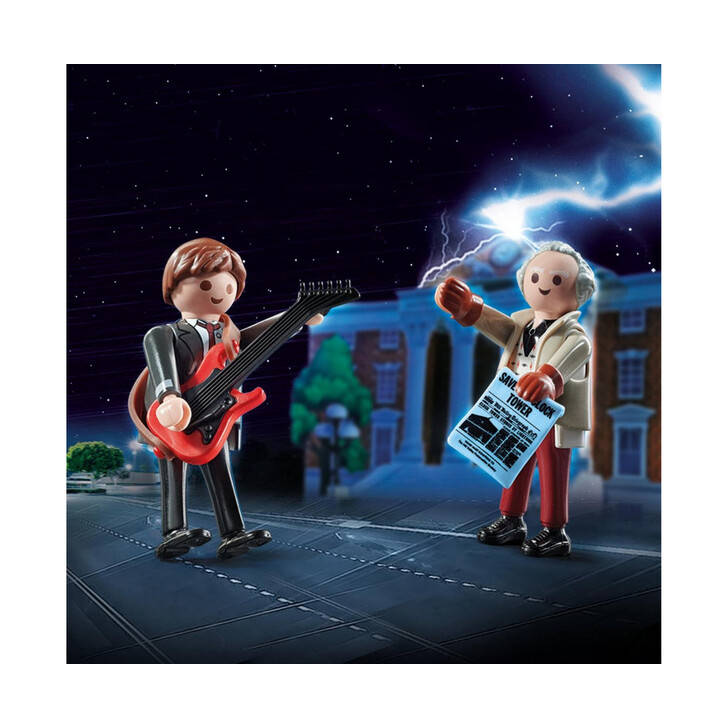 Marty si Dr. Brow - Playmobil Back to the Future