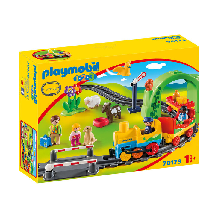 Tren cu statie - Playmobil 1.2.3