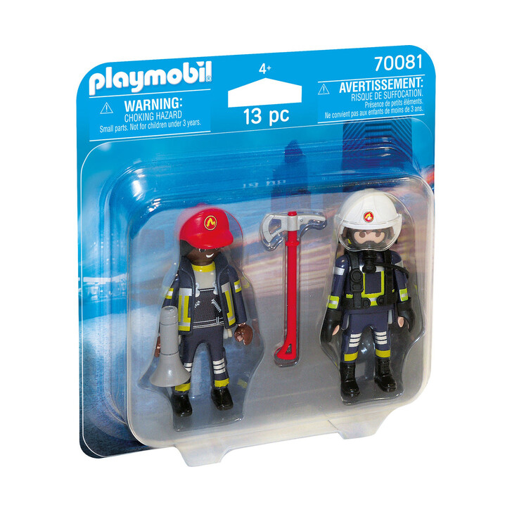 Set 2 figurine - Pompieri - Playmobil City Action