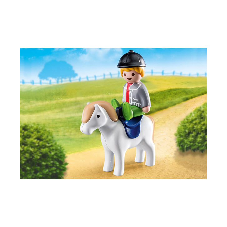 Baietel cu ponei - Playmobil 1.2.3.