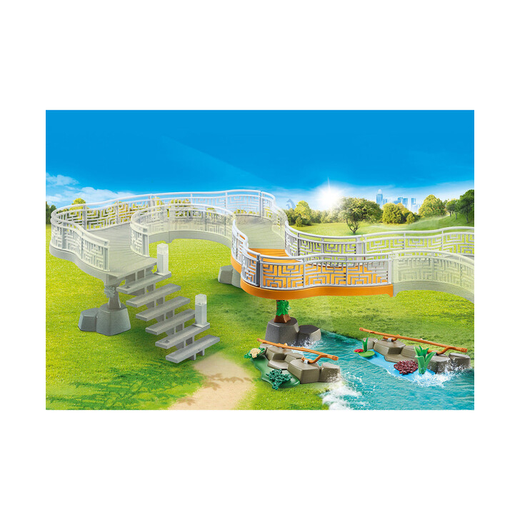 Platforma pentru vederea gradinii zoo -- Playmobil Family Fun