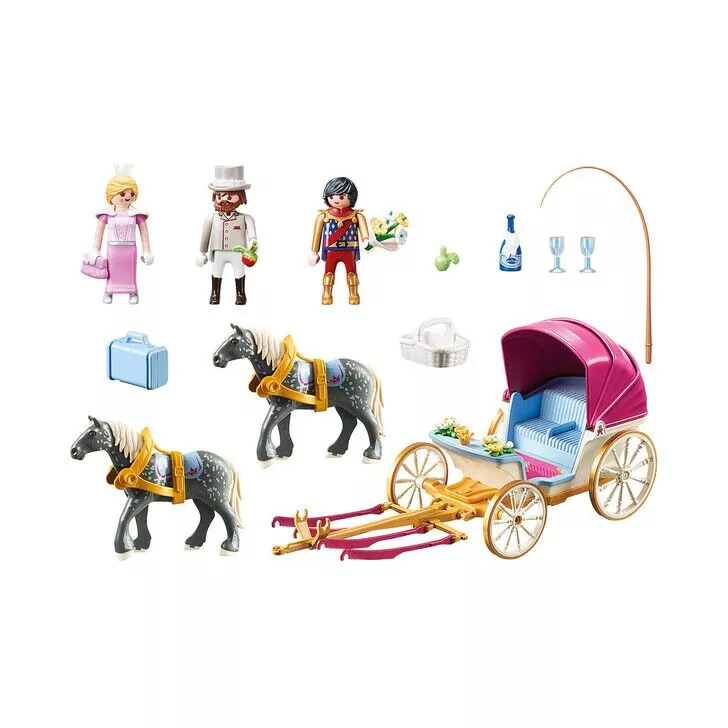 Trasura cu print si printesa - Playmobil Princess