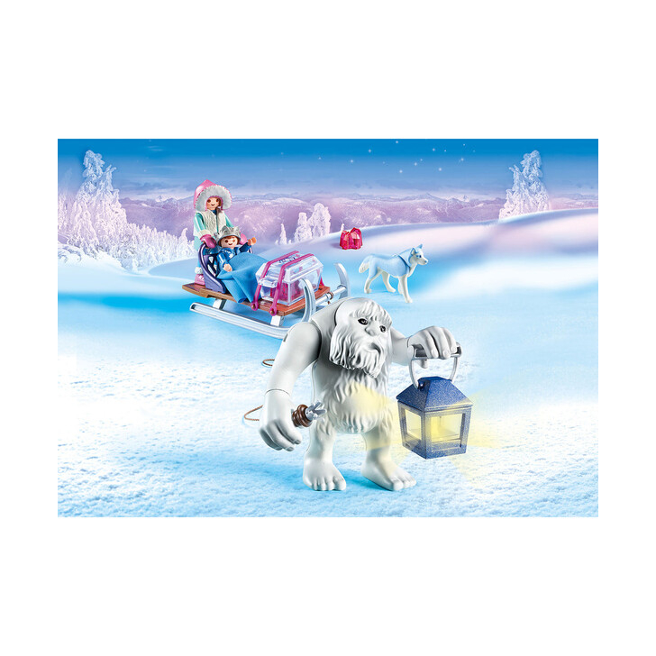 Yeti, figurine si sanie - Playmobil Magic