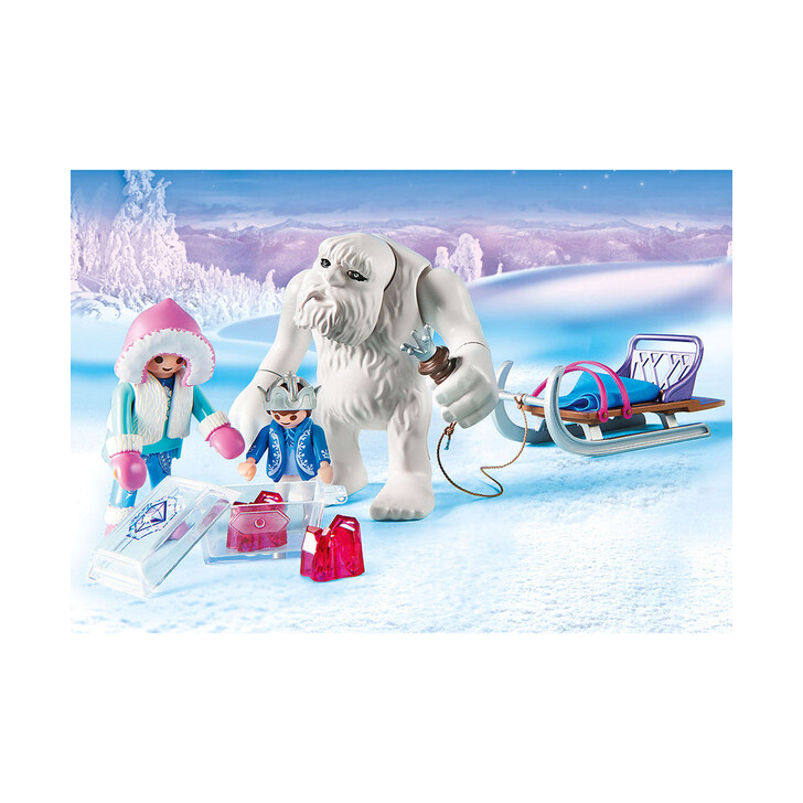 Yeti, figurine si sanie - Playmobil Magic