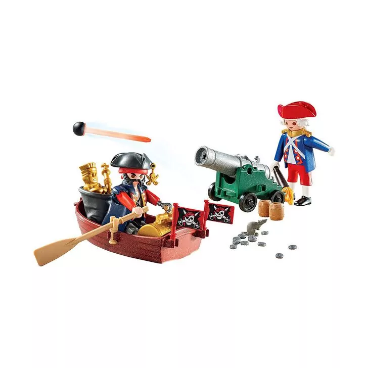 Set Portabil- Prinderea Piratului - Playmobil Pirates