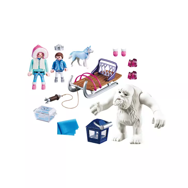 Yeti, figurine si sanie - Playmobil Magic