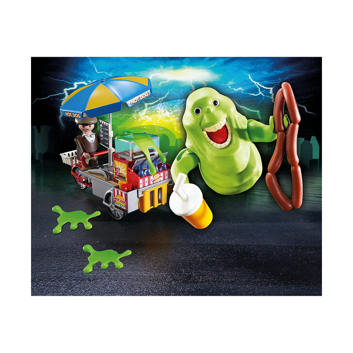 Slimmers si stand de hot dog - Playmobil Ghostbusters