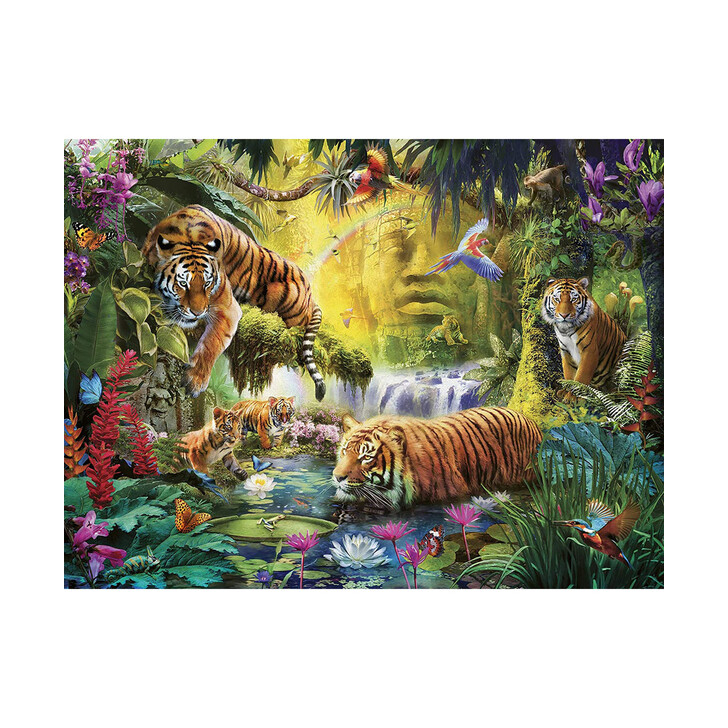 PUZZLE IAZ CU TIGRI, 1500 PIESE