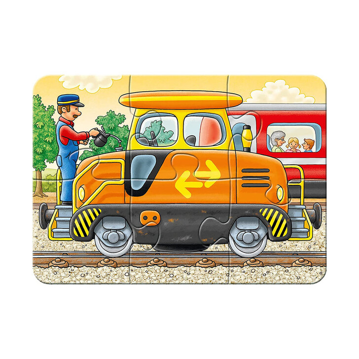 PRIMUL MEU PUZZLE UTILAJE AGRICOLE, 2/4/6/8 PIESE