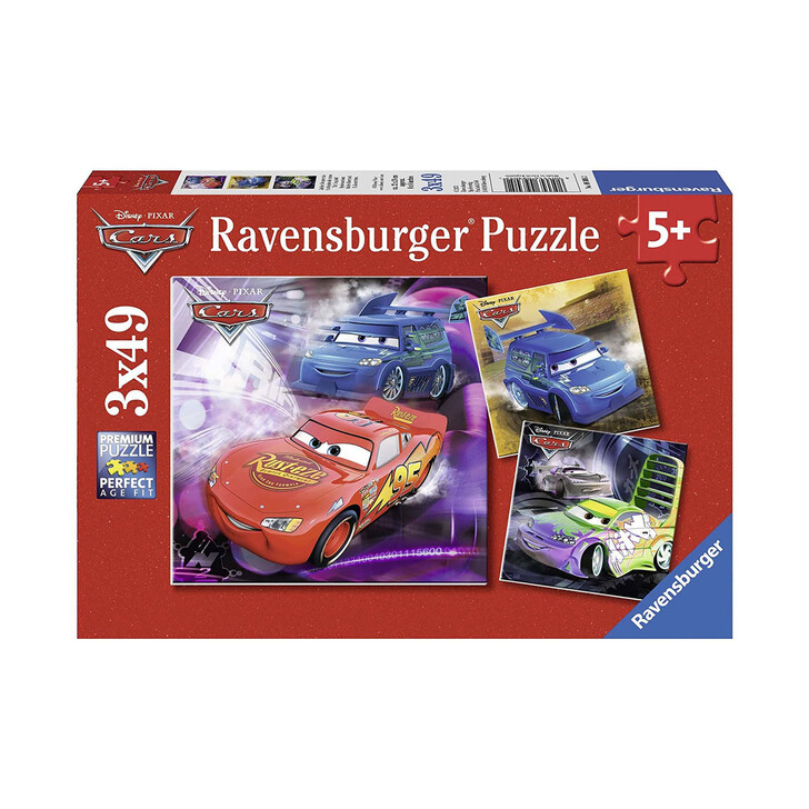 PUZZLE CARS, 3x49 PIESE, 09305 2