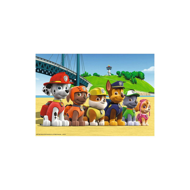 PUZZLE PATRULA CATELUSILOR MODEL 1, 2x24 PIESE