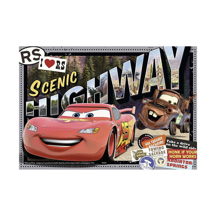 PUZZLE CARS, 2x24 PIESE, 07819 6