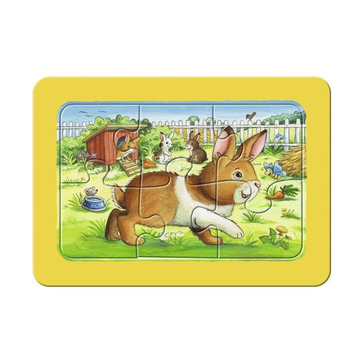 PUZZLE ANIMALUTE, 3x6 PIESE