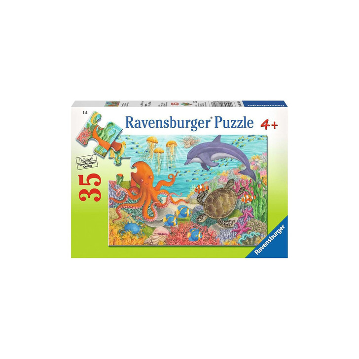 PUZZLE ANIMALE DIN OCEAN, 35 PIESE
