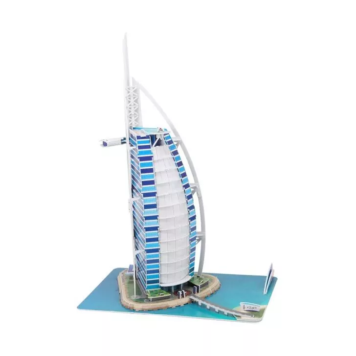 PUZZLE 3D BURJ AL ARAB (NIVEL COMPLEX 101 PIESE)