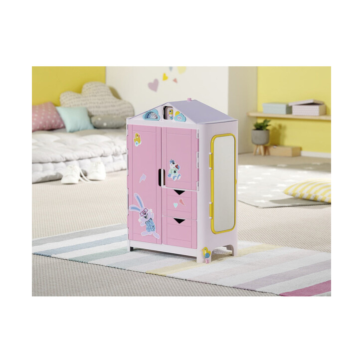BABY born - Dulap haine cu sunete si stickere