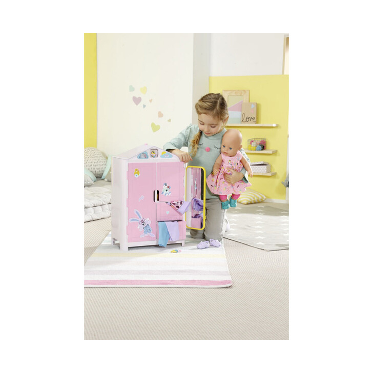 BABY born - Dulap haine cu sunete si stickere