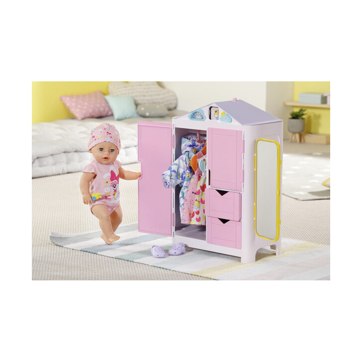 BABY born - Dulap haine cu sunete si stickere
