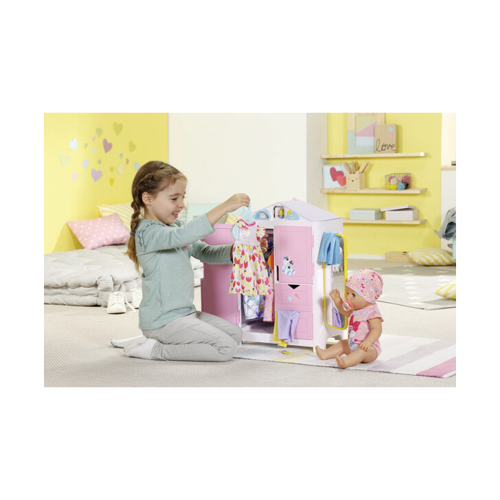 BABY born - Dulap haine cu sunete si stickere