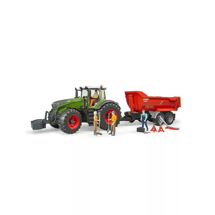 BRUDER - TRACTOR FENDT 1050 VARIO CU MECANIC SI ECHIPAMENT