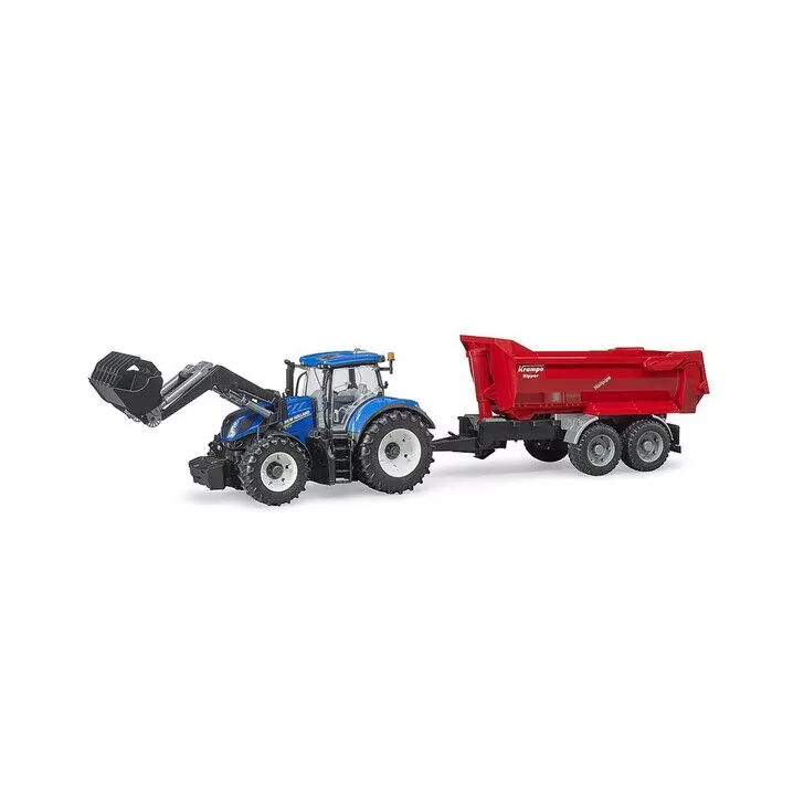 BRUDER - TRACTOR NEW HOLLAND T7.315 CU INCARCATOR FRONTAL