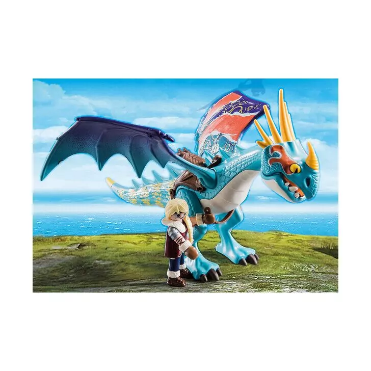 Cursa Dragonilor: Astrid si Stormfly - Playmobil Dragons