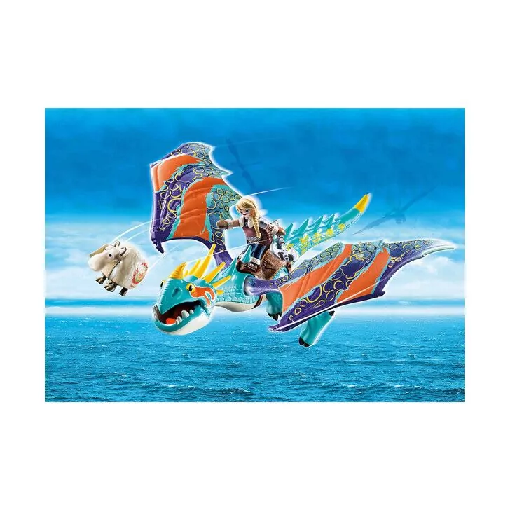 Cursa Dragonilor: Astrid si Stormfly - Playmobil Dragons