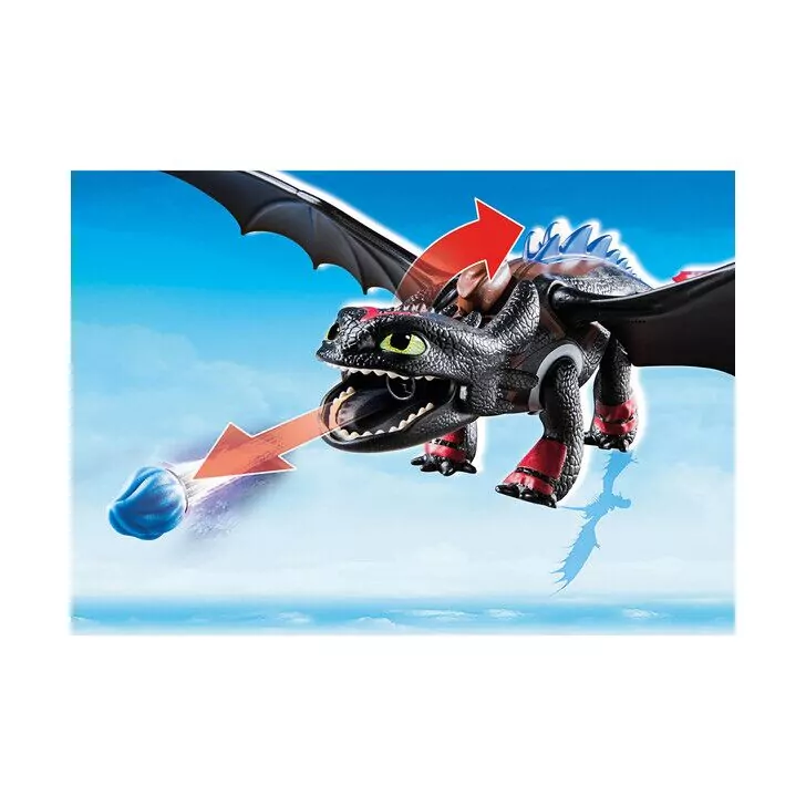 Cursa Dragonilor: Hiccup si Toothless - Playmobil Dragons