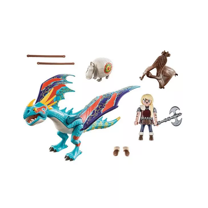 Cursa Dragonilor: Astrid si Stormfly - Playmobil Dragons