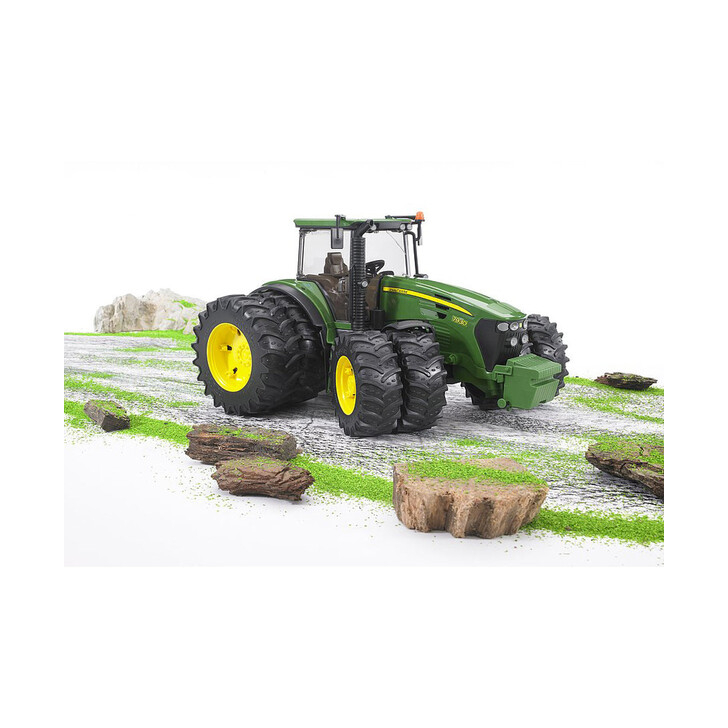 BRUDER - TRACTOR JOHN DEERE 7930 CU ROTI DUBLE