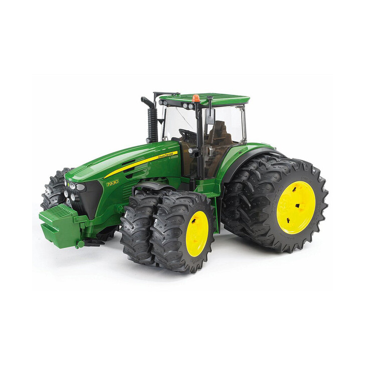 BRUDER - TRACTOR JOHN DEERE 7930 CU ROTI DUBLE