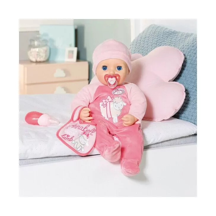 Baby Annabell - Papusa interactiva corp moale, 43 cm