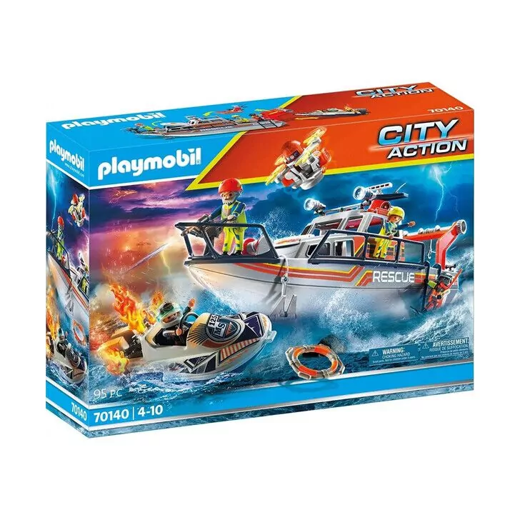 Ambarcatiune de salvare cu personal - Playmobil City Action