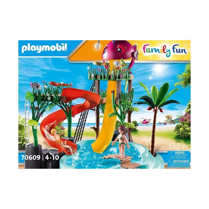 Parc acvatic cu tobogane - Playmobil Family Fun