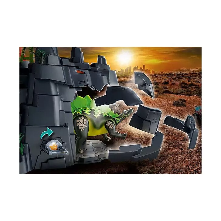 Mina de cristal cu dinozauri - Playmobil Dino Rise