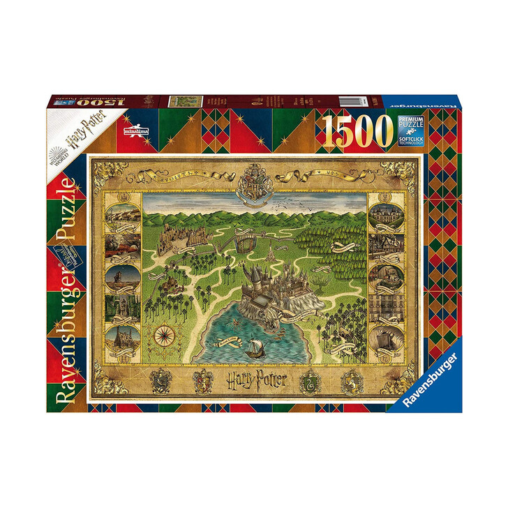 PUZZLE HARTA HOGWARTS, 1500 PIESE