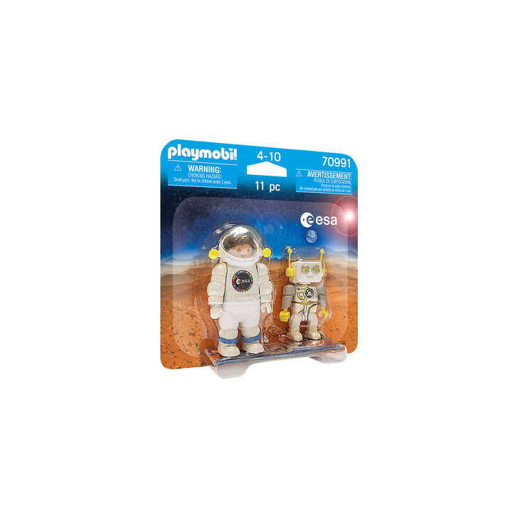 Set 2 figurine astronauti - Esa si Robert - Playmobil