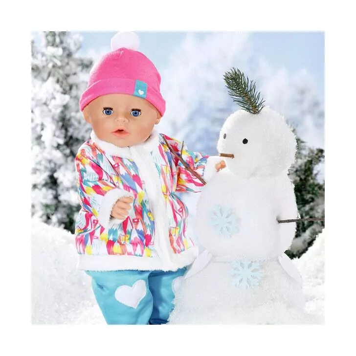 BABY born - Papusa interactiva cu hainute de iarna - 43 cm
