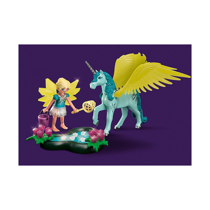 Crystal Fairy cu unicorn - Playmobil Adventures of Ayuma