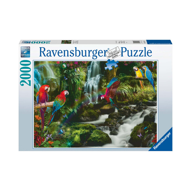 PUZZLE PAPAGALI IN JUNGLA, 2000 PIESE