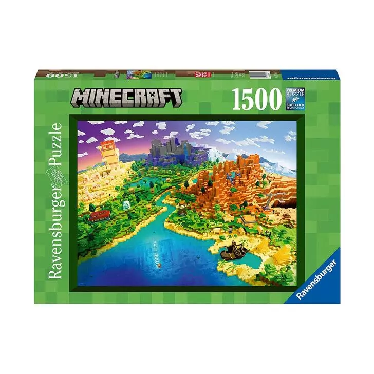 Puzzle Lumea Minecraft, 1500 Piese