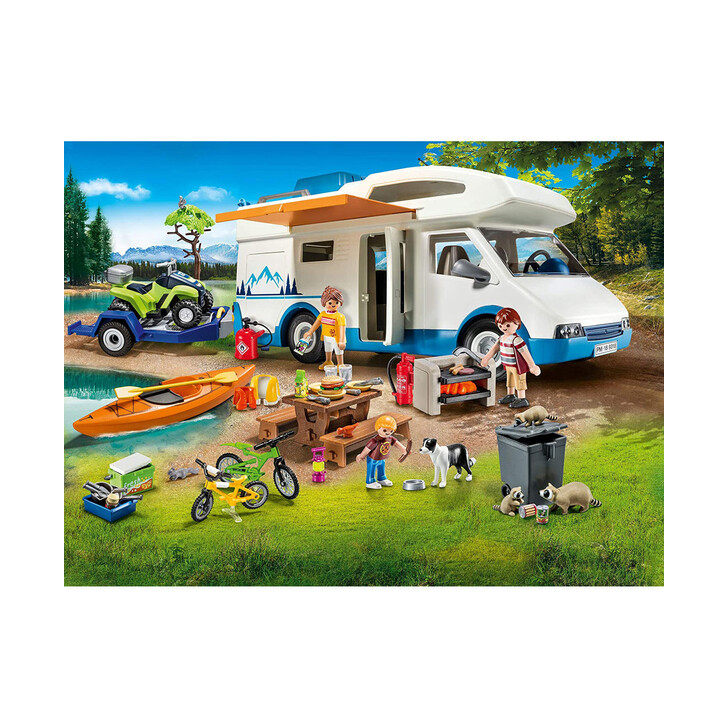 Camping Cu Rulota - Playmobil Family Fun