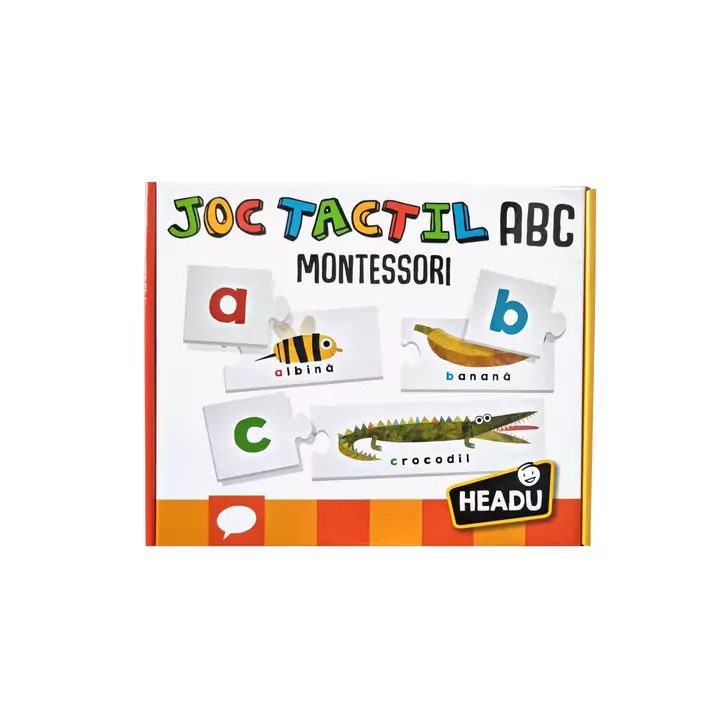 Headu Montessori - Joc Tactil Abc Romana