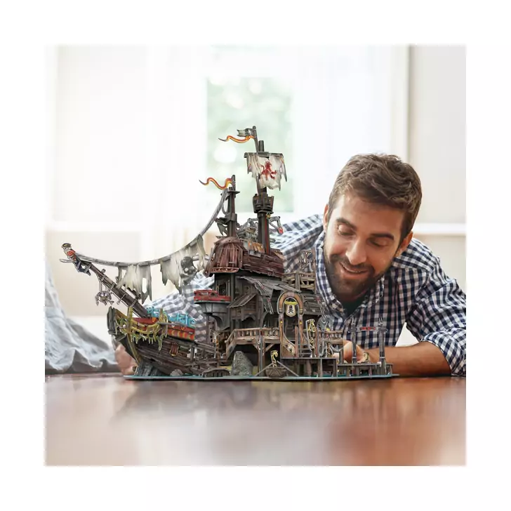 Cubic Fun - Puzzle 3D Nava Pirati 218 Piese