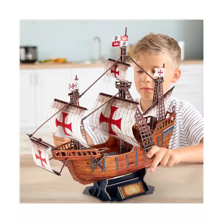 Cubic Fun - Puzzle 3D Nava Santa Maria 204 Piese
