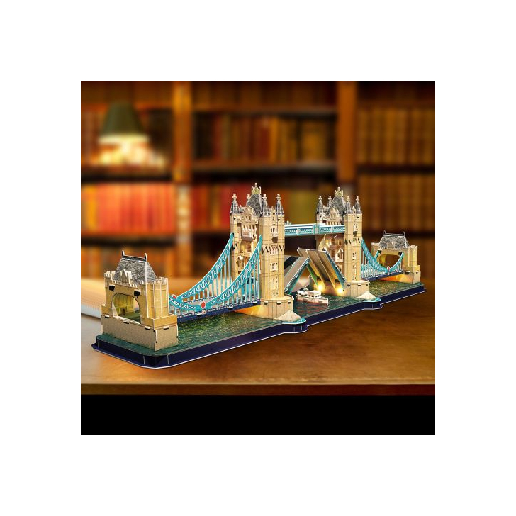 Cubic Fun - Puzzle 3D Led Tower Bridge 222 Piese