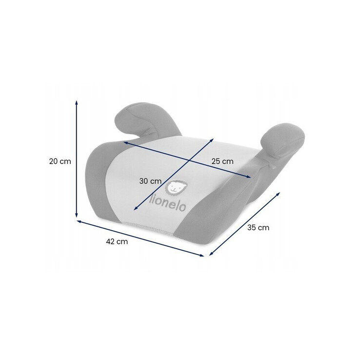 Lionelo - Inaltator auto Luuk, 15-36 Kg, Gri
