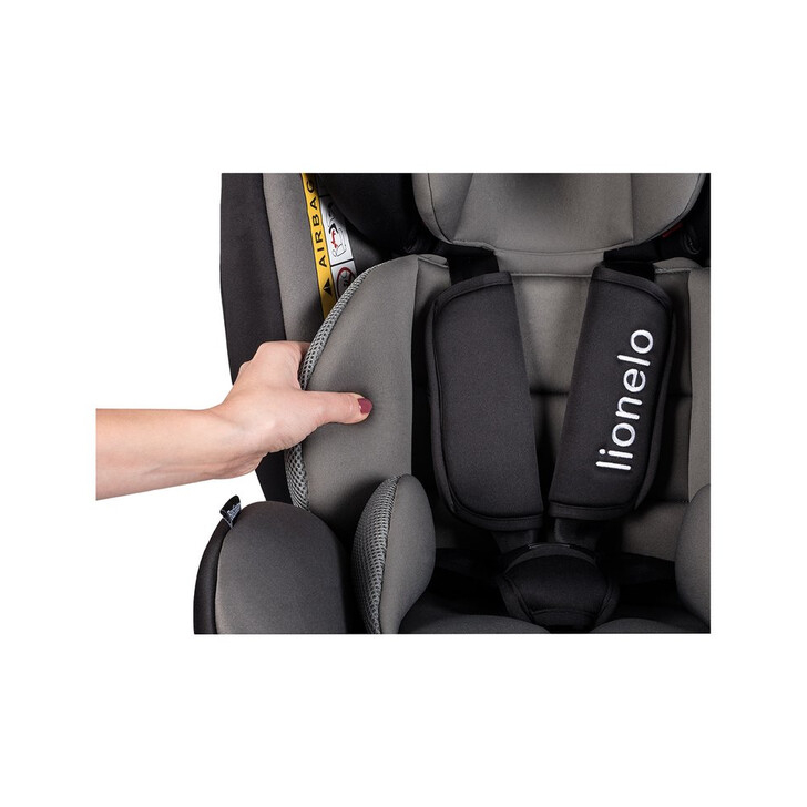 Lionelo - Scaun auto Bastiaan Pozitie de somn, Rotire 360 grade, 0-36 Kg, Cu Isofix si Centura Top Tether, Violet