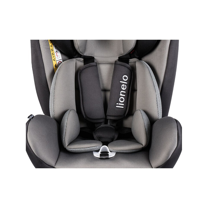 Lionelo - Scaun auto Bastiaan Pozitie de somn, Rotire 360 grade, 0-36 Kg, Cu Isofix si Centura Top Tether, Violet