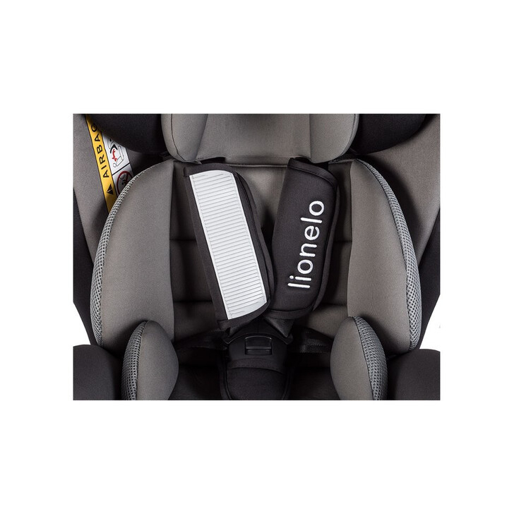 Lionelo - Scaun auto Bastiaan Pozitie de somn, Rotire 360 grade, 0-36 Kg, Cu Isofix si Centura Top Tether, Violet